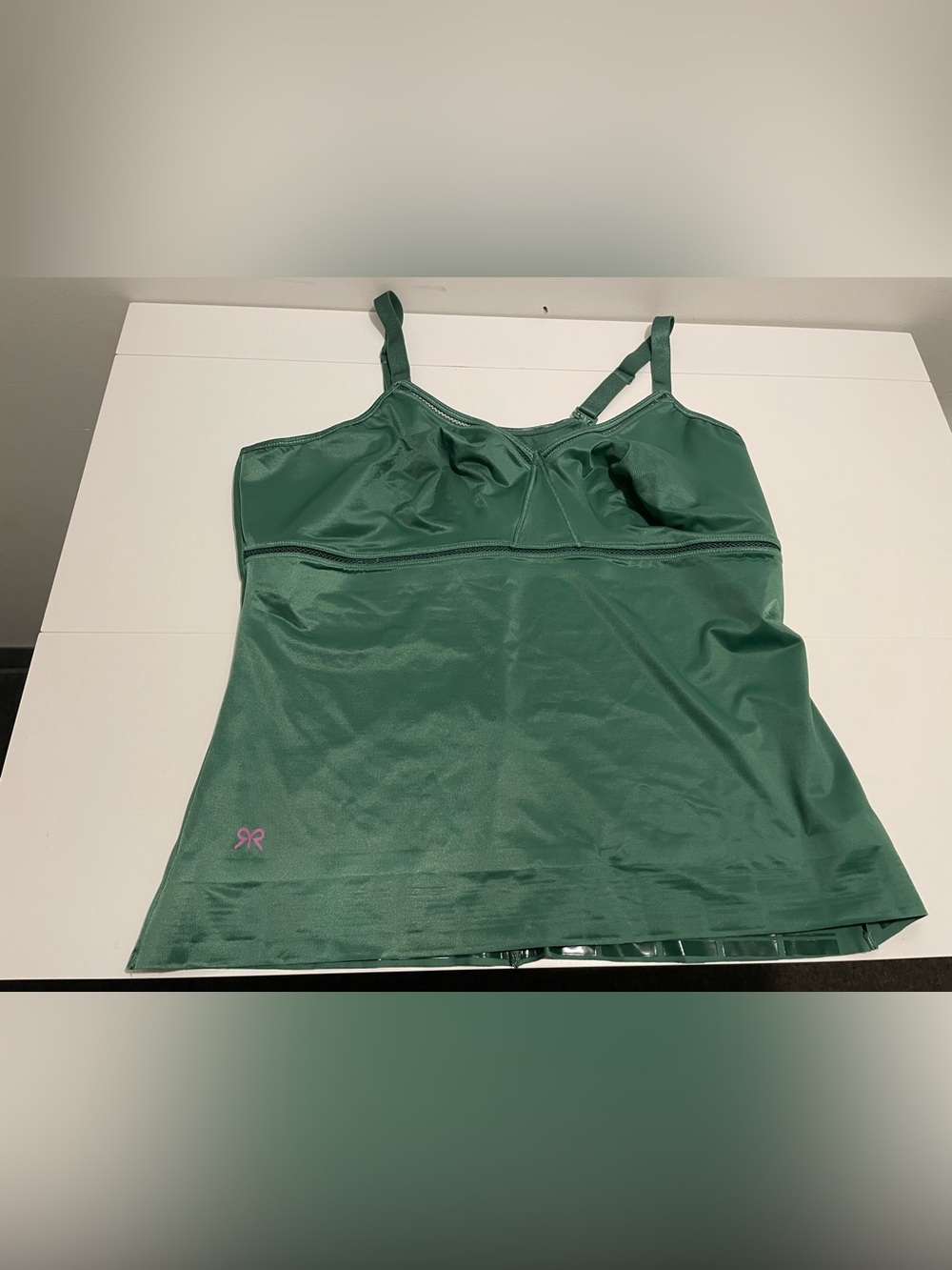 Ruby Ribbon Brand Women's size 46 Style #1906 Siren Green Shapewear Camisole